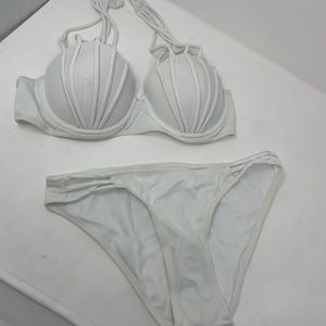 White bikini bathing suit size Large